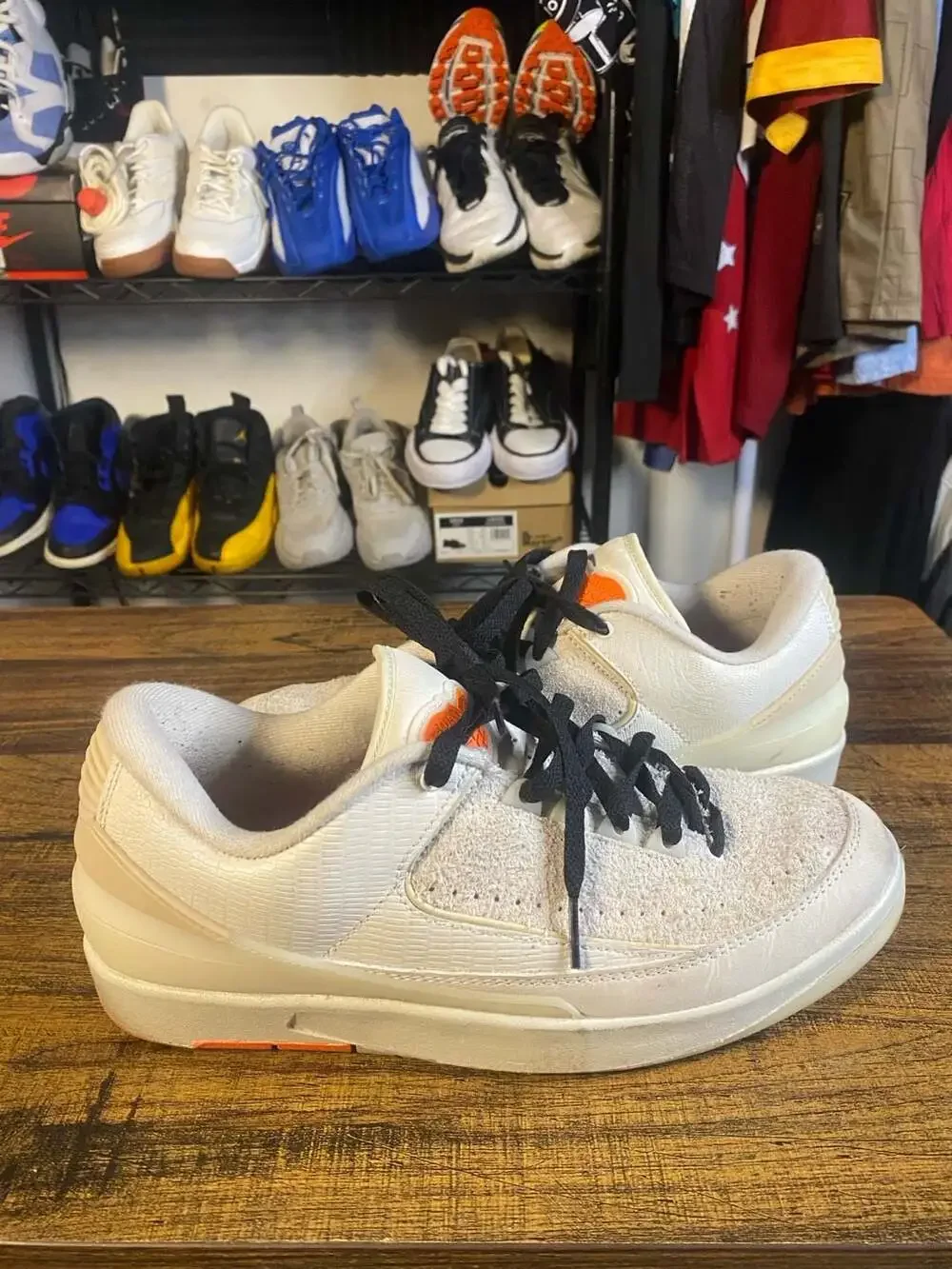 Shelflife x Air Jordan 2 Retro Low 'Sail/Orange'